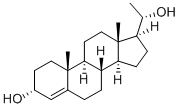 CAS 登录号：15780-16-2， 4-孕烯-3-alpha,20-alpha-二醇