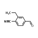 CAS 登录号：157870-23-0， 2-乙基-4-甲酰基苯甲腈