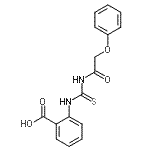CAS#: 157921-79-4， 2-{[(Phenoxyacetyl)Carbamothioyl]Amino}Benzoic Acid