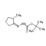 CAS#: 158000-63-6， 2-Methyl-2-Propanyl (2Z)-2-(2-Methylcyclopentylidene)Hydrazinecarboxylate