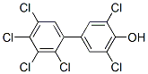 结构式 CAS# 158076-63-2, 2,6-二氯-4-(2,3,4,5-四氯苯基)苯酚