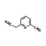 CAS 登录号：158141-31-2， 6-(氰基甲基)-2-吡啶甲腈