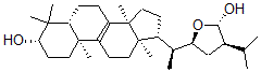 CAS 登录号：158331-65-8， (2S,3R,5S)-5-[(1S)-1-[(3S,5R,10S,13R,14R,17R)-3-羟基-4,4,10,13,14-五甲基-2,3,5,6,7,11,12,15,16,17-十氢-1H-环戊二烯并[a]菲-17-基]乙基]-3-丙-2-基四氢呋喃-2-醇