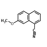 CAS 登录号：158365-54-9， 7-甲氧基-1-萘甲腈