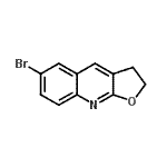 CAS 登录号：158725-34-9， 6-溴-2,3-二氢呋喃并[2,3-b]喹啉