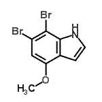 CAS#: 158920-11-7， 6,7-Dibromo-4-Methoxy-1H-Indole