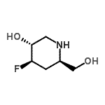 CAS#: 158955-59-0， (3R,4R,6R)-4-Fluoro-6-(Hydroxymethyl)-3-Piperidinol