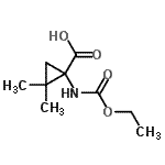CAS#: 159279-74-0， 1-[(Ethoxycarbonyl)Amino]-2,2-Dimethylcyclopropanecarboxylic Acid