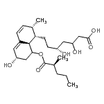 CAS 登录号：159345-66-1， (5R)-3,5-二羟基-7-[(1S,2S,6S,8aR)-6-羟基-2-甲基-8-{[(2S)-2-甲基戊酰基]氧基}-1,2,6,7,8,8A-六氢-1-萘基]庚酸