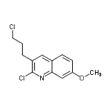 CAS#: 159383-58-1， 2-Chloro-3-(3-Chloropropyl)-7-Methoxyquinoline