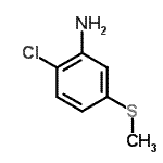 CAS 登录号：15945-75-2， 2-氯-5-(甲硫基)苯胺