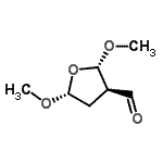 CAS#: 159551-30-1， (2S,3R,5R)-2,5-Dimethoxytetrahydro-3-Furancarbaldehyde