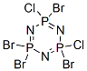 CAS 登录号：15965-00-1， 2,2,4,6-四溴-4,6-二氯-1,3,5-三氮杂-2,4,6-三磷杂环己-1,3,5-三烯
