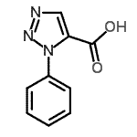 CAS 登录号：15966-72-0， 1-苯基-1H-1,2,3-三唑-5-羧酸