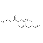 CAS 登录号：159691-43-7， 乙基4-(2-甲酰基丁基)苯甲酸酯