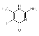 CAS 登录号：1597-35-9， 2-氨基-5-氟-6-甲基-4-嘧啶醇