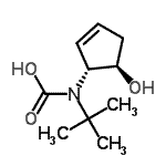 CAS 登录号：159830-95-2， [(1R,5R)-5-羟基-2-环戊烯-1-基](2-甲基-2-丙基)氨基甲酸