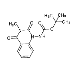 CAS#: 159850-23-4， 2-Methyl-2-Propanyl (3-Methyl-2,4-Dioxo-3,4-Dihydro-1(2H)-Quinazolinyl)Carbamate