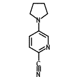 CAS#: 160017-09-4， 5-(1-Pyrrolidinyl)-2-Pyridinecarbonitrile