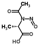CAS#: 160066-08-0， (2S)-2-[Acetyl(Nitroso)Amino]Propanoic Acid
