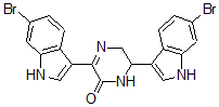 CAS#: 160098-92-0， 3,6-Bis(6-Bromo-1H-Indol-3-Yl)-5,6-Dihydro-1H-Pyrazin-2-One