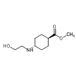 CAS 登录号：160132-89-8， 甲基反式-4-[(2-羟基乙基)氨基]环己甲酸酯