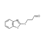 CAS 登录号：160137-19-9， 3-(1,3-苯并噻唑-2-基硫基)丙醛