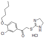 CAS#: 160518-37-6， 1-(3-Chloro-4-Pentoxyphenyl)-2-(4,5-Dihydro-1H-Imidazol-2-Ylsulfanyl)Ethanone Hydrochloride