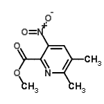 CAS#: 161030-10-0， Methyl 5,6-Dimethyl-3-Nitro-2-Pyridinecarboxylate