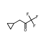 CAS 登录号：161237-00-9， 3-环丙基-1,1,1-三氟丙酮