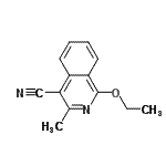 CAS 登录号：161468-29-7， 1-乙氧基-3-甲基-4-异喹啉甲腈