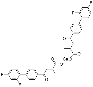 CAS 登录号：161692-92-8， 2',4'-二氟-alpha-甲基-gamma-氧代-(1,1'-联苯)-4-丁酸钙盐(2:1)