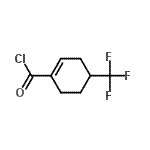 CAS 登录号：162092-82-2， 4-(三氟甲基)-1-环己烯-1-甲酰氯