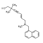 CAS#: 162227-13-6， (5E)-2,2-Dimethyl-7-[Methyl(1-Naphthylmethyl)Amino]-5-Hepten-3-Yn-1-Ol