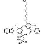 CAS 登录号：162245-07-0， {5-[3-(2H-苯并三唑-2-基)-2-羟基-5-(2,4,4-三甲基-2-戊烷基)苄基]-2-羟基-4-(辛基氧基)苯基}(苯基)甲酮