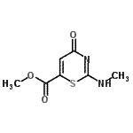 CAS 登录号：16238-34-9， 甲基2-(甲基氨基)-4-氧代-4H-1,3-噻嗪-6-羧酸酯