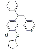 CAS#: 162542-90-7， 4-[(2R)-2-(3-Cyclopentyloxy-4-Methoxyphenyl)-2-Phenylethyl]Pyridine
