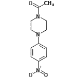 CAS 登录号：16264-08-7， 1-[4-(4-硝基苯基)-1-哌嗪基]乙酮