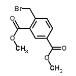 CAS 登录号：16281-94-0， 二甲基4-(溴甲基)间苯二甲酸酯