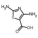 CAS#: 162880-44-6， 2,4-Diamino-1,3-Thiazole-5-Carboxylic Acid