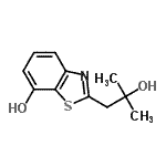 CAS 登录号：163299-26-1， 2-(2-羟基-2-甲基丙基)-1,3-苯并噻唑-7-醇