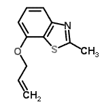 CAS 登录号：163299-43-2， 7-(烯丙氧基)-2-甲基-1,3-苯并噻唑