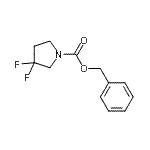 CAS#: 163457-22-5， Benzyl 3,3-Difluoro-1-Pyrrolidinecarboxylate