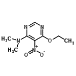 CAS 登录号：163704-94-7， 6-乙氧基-N,N-二甲基-5-硝基-4-嘧啶胺