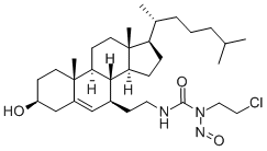 CAS#: 164120-26-7， 1-(2-Chloroethyl)-3-[2-[(3S,7R,10R,13R,17R)-3-Hydroxy-10,13-Dimethyl-17-[(2R)-6-Methylheptan-2-Yl]-2,3,4,7,8,9,11,12,14,15,16,17-Dodecahydro-1H-Cyclopenta[a]Phenanthren-7-Yl]Ethyl]-1-Nitrosourea