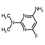 CAS 登录号：165258-71-9， 6-氟-N<sup>2</sup>,N<sup>2</sup>-二甲基-2,4-嘧啶二胺