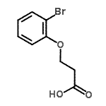 CAS 登录号：165538-35-2， 3-(2-溴苯氧基)丙酸