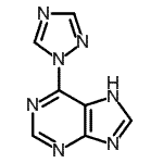 CAS 登录号：165546-19-0， 6-(1H-1,2,4-三唑-1-基)-7H-嘌呤