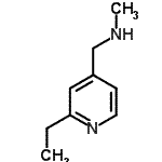 CAS 登录号：165558-82-7， 1-(2-乙基-4-吡啶基)-N-甲基甲胺