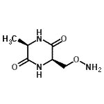 CAS#: 16562-03-1， (3R,6R)-3-[(Aminooxy)Methyl]-6-Methyl-2,5-Piperazinedione